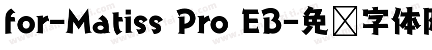 for-Matiss Pro EB字体转换